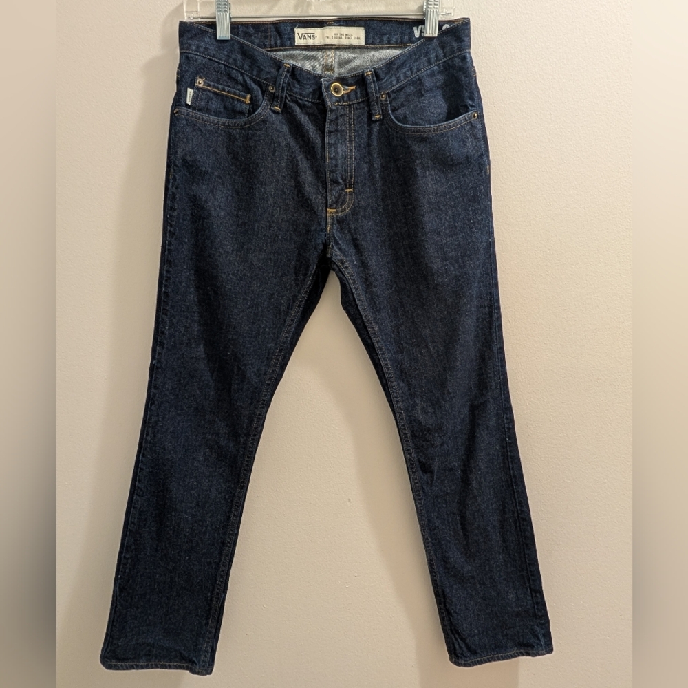 Vans V56 Standard Denim Jeans 30x30 (Fits 30x28) Dark Indigo Rare 2016 Unisex